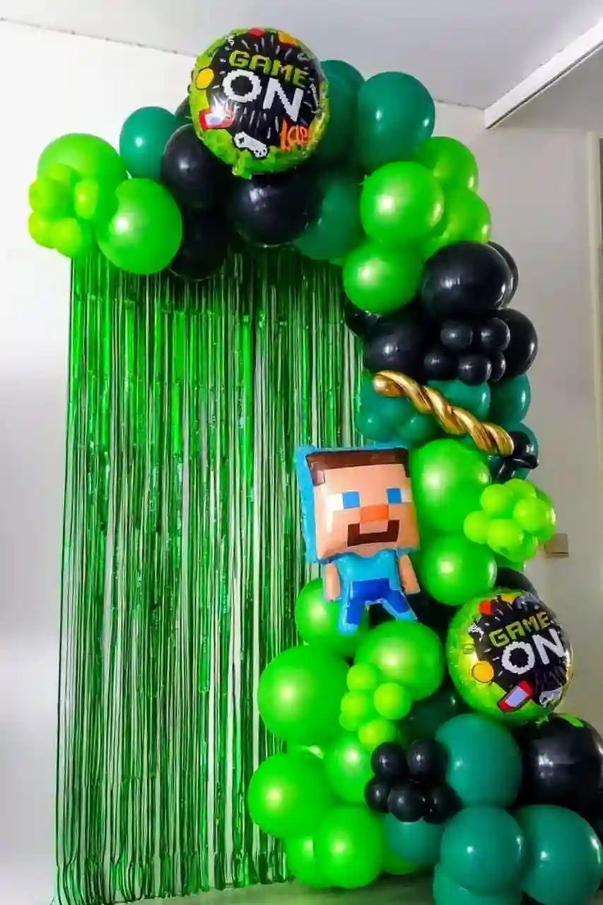 Minecraft Theme Little Birthday Decor